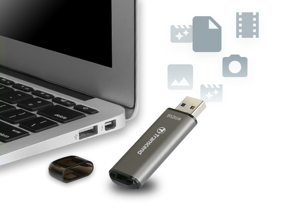 Transcend JetFlash 270M 8GB MLC USB 3.1 Flash Drive - TS8GJF270M - USB  Flash Drives 