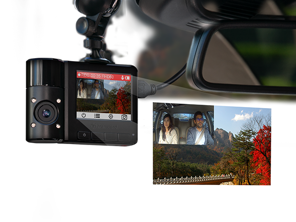 Transcend Dual Lens Dashcam DrivePro 550B - Flexx memory