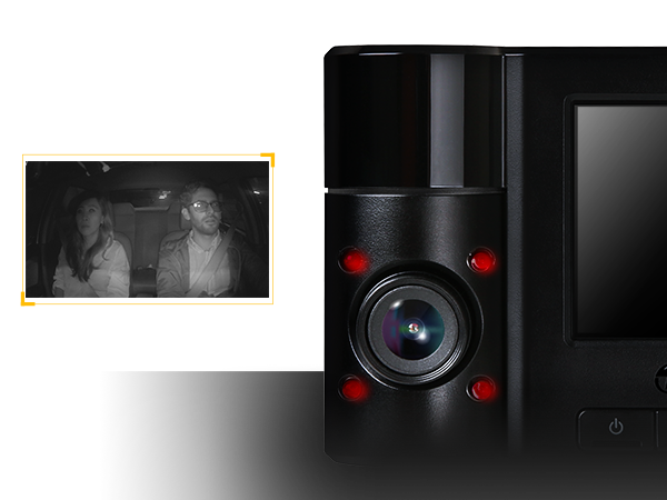 Transcend DrivePro 550 Dual Lens Dashcam w/ FREE 64GB