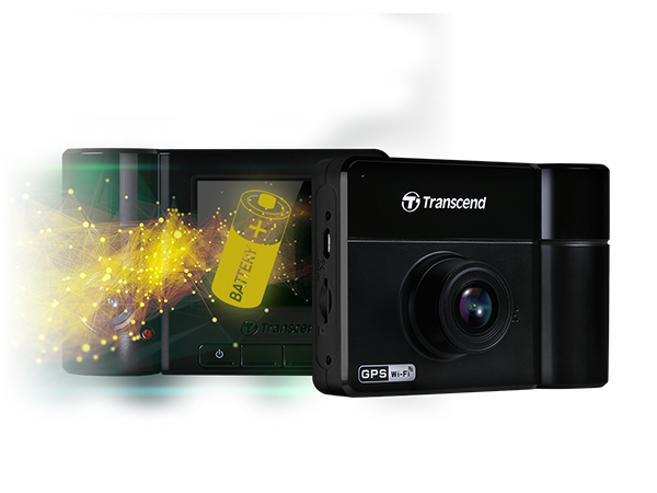 Transcend Dual Lens Dashcam DrivePro 550B - Flexx memory