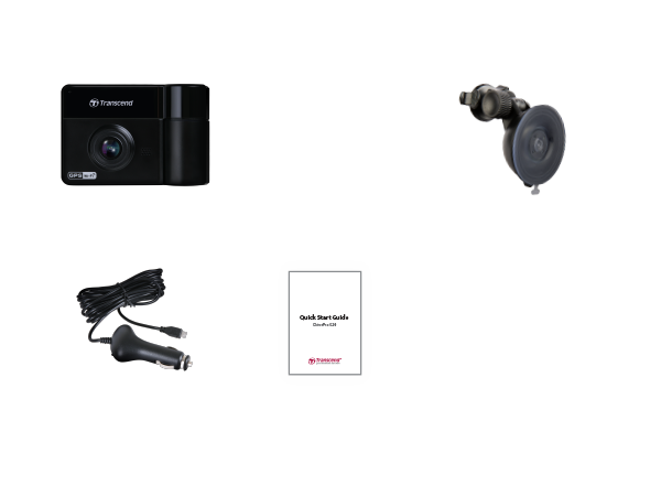 Transcend DrivePro 550 Dual Lens Dashcam w/ FREE 64GB microSD for Car SUV  etc