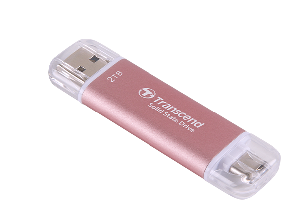 Transcend 1TB Portable SSD, ESD310C, USB 10Gbps with Type-C and Type-A  TS1TESD310C : : Electronics