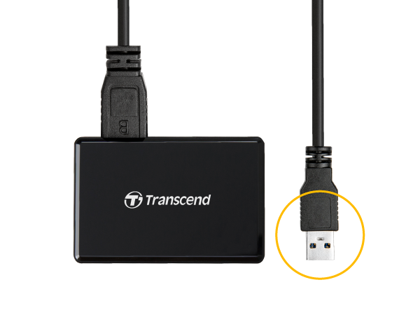 Transcend Lecteur Multi-cartes Transcend USB 3.0 RDF8 - Prix pas cher