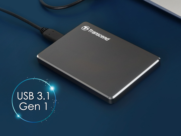 TRANSCEND Disque dur externe HDD StoreJet 2.5C3N - USB 3.0