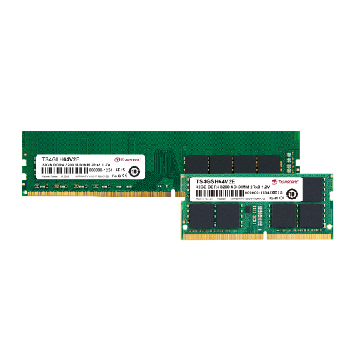 Transcend 4GB DDR4 3200 MHz Unbuffered SO-DIMM RAM Module (1 x 4GB)