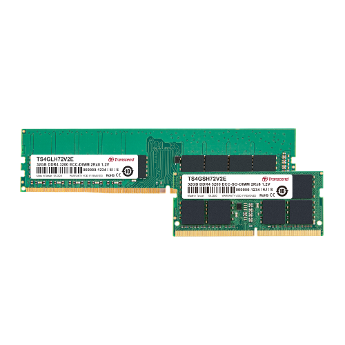 DDR4 RAM with ECC & Wide Temp, RDIMM, UDIMM