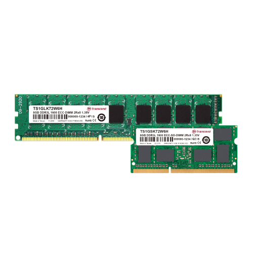 DDR3 ECC DIMMs (Low Voltage) - Transcend Inc.