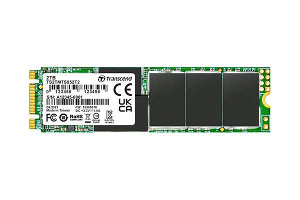 Transcend MTE652T2 M.2 2280-D2-B-M PCIe Gen3x4 NVMe SSD - 128GB
