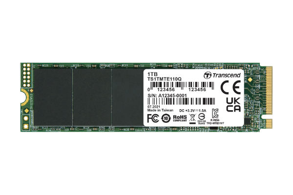 【定番新作登場】【SSD 1TB 2個セット】Transcend 110Q M.2 NVMe 外付けハードディスク・ドライブ