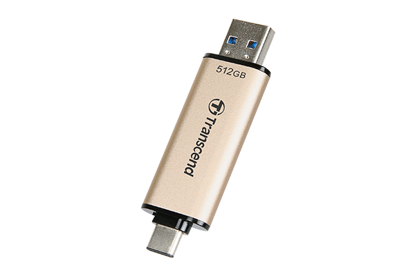Conector Dual Lectura hasta 420 MB/s USB Tipo C y Tipo A Transcend USB JetFalsh 930 128GB Memoria Flash USB 3.2 Gen 1 