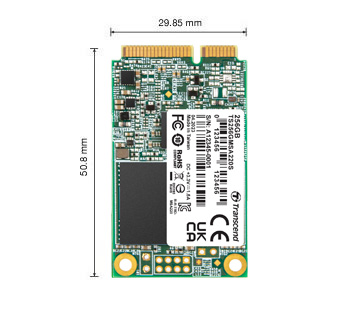 TS64GMSA380M, Transcend MSA380M mSATA 64 GB Internal SSD Drive