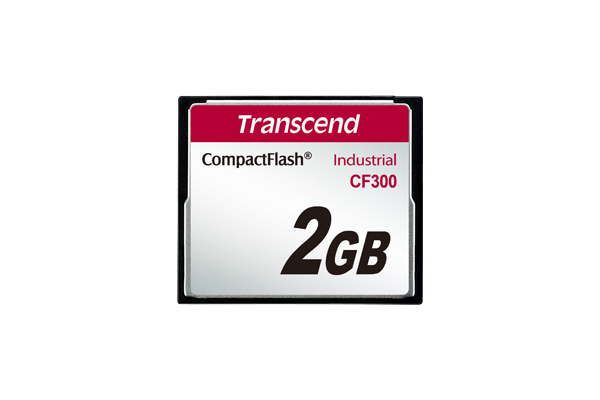 2GB Transcend CF 300X Speed SLC Industrial CompactFlash Memory Card 