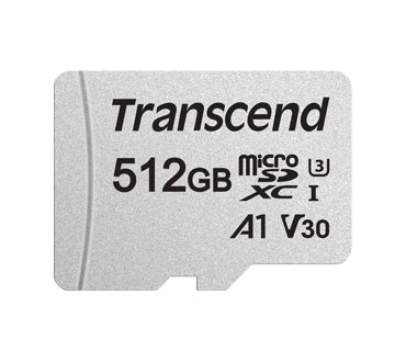 Transcend 16GB 300S UHS-I microSDHC Memory Card with SD Adapter