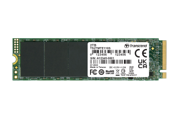 Disque dur interne SSD - 2 To – Transcend - M.2 2280 - PCI Express 3.0 x4  (NVMe) 