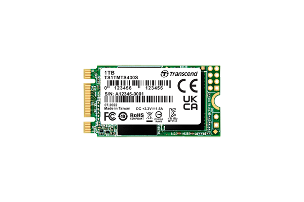 interne SSD Festplatte TREKSTOR M.2 SSD-Modul 1 TB M.2 2242, SATA, 550 MB/s Lese- und 500 MB/s Schreibgeschwindigkeit 